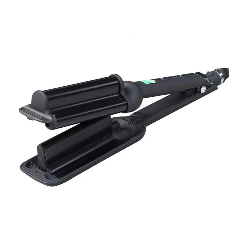 Плойка для завивки волос 2 бочки с большой волной автоматическая завивка шина