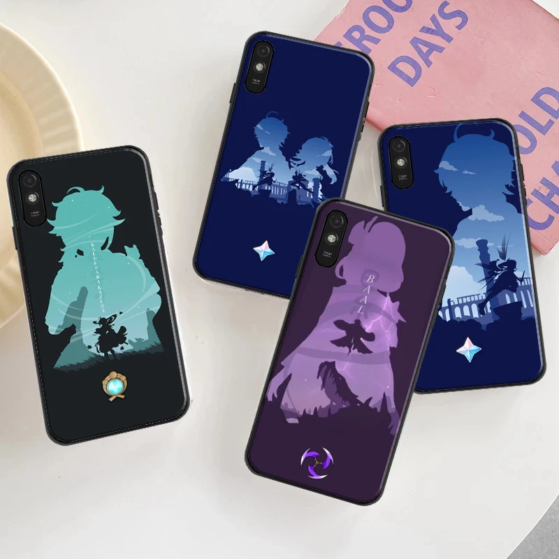 

Genshin Impact Anime Silicone Case Coque For Xiaomi Redmi 7 7A 8 8A 9 9i 9AT 9T 9A 9C Note 7 8 8T 8 2021 Soft Phone Shell Cover