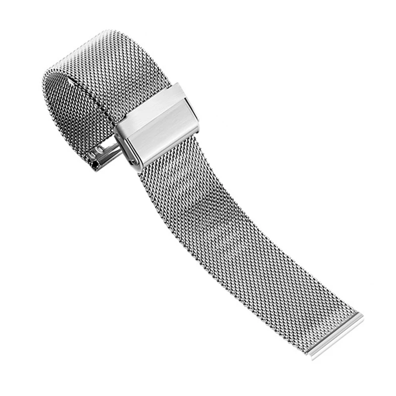 Silvery Laforuta горячая ремешок для часов, Миланская петля, ремешок 16 мм 18 мм/20 мм/22 мм 23 мм 24 мм ремешок для часов Универсальный Нержавеющая сталь металлический ремешок для часов браслет - Цвет ремешка: Silvery