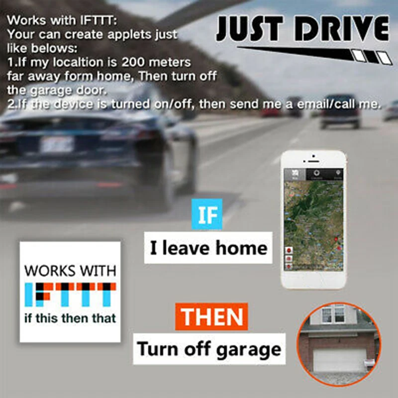 

Car Door Switch Auto USB Remote/voice Control Opener For Android/iOS Sensor