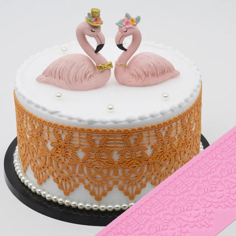 Новинка кружевной коврик силиконовая форма для помадки торта сделай сам