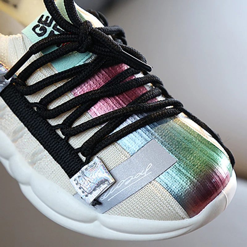 2019 детские кроссовки Осенние новые модные Универсальные дышащие Спортивные