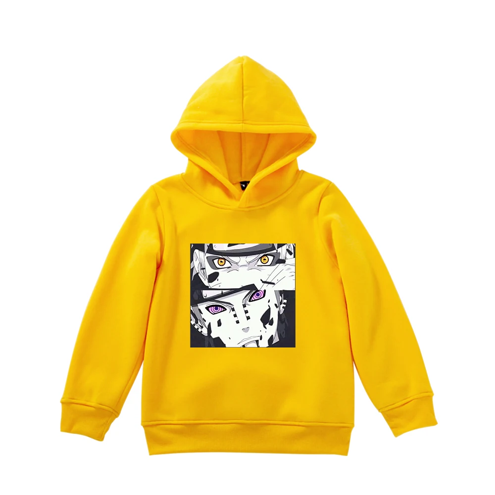 

Uzumaki Hoodie Kids Japanese Anime Uzumaki Kawaii Hoodies Sweatshirt Boys and Girls Velvet Fashion Clothing