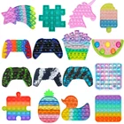 Игрушка-антистресс с радугой в виде пузырька для рук