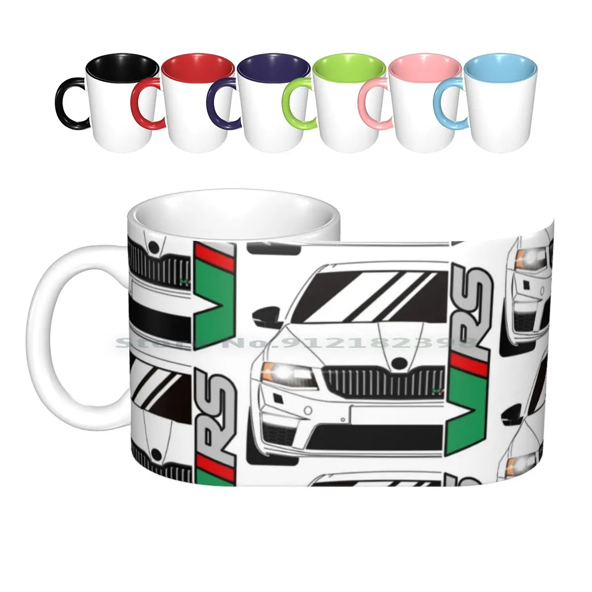 Octavia Vrs Ceramic Mugs Coffee Cups Milk Tea Mug Skoda Octavia Vrs Creative Trending Vintage Gift Bottle Cup