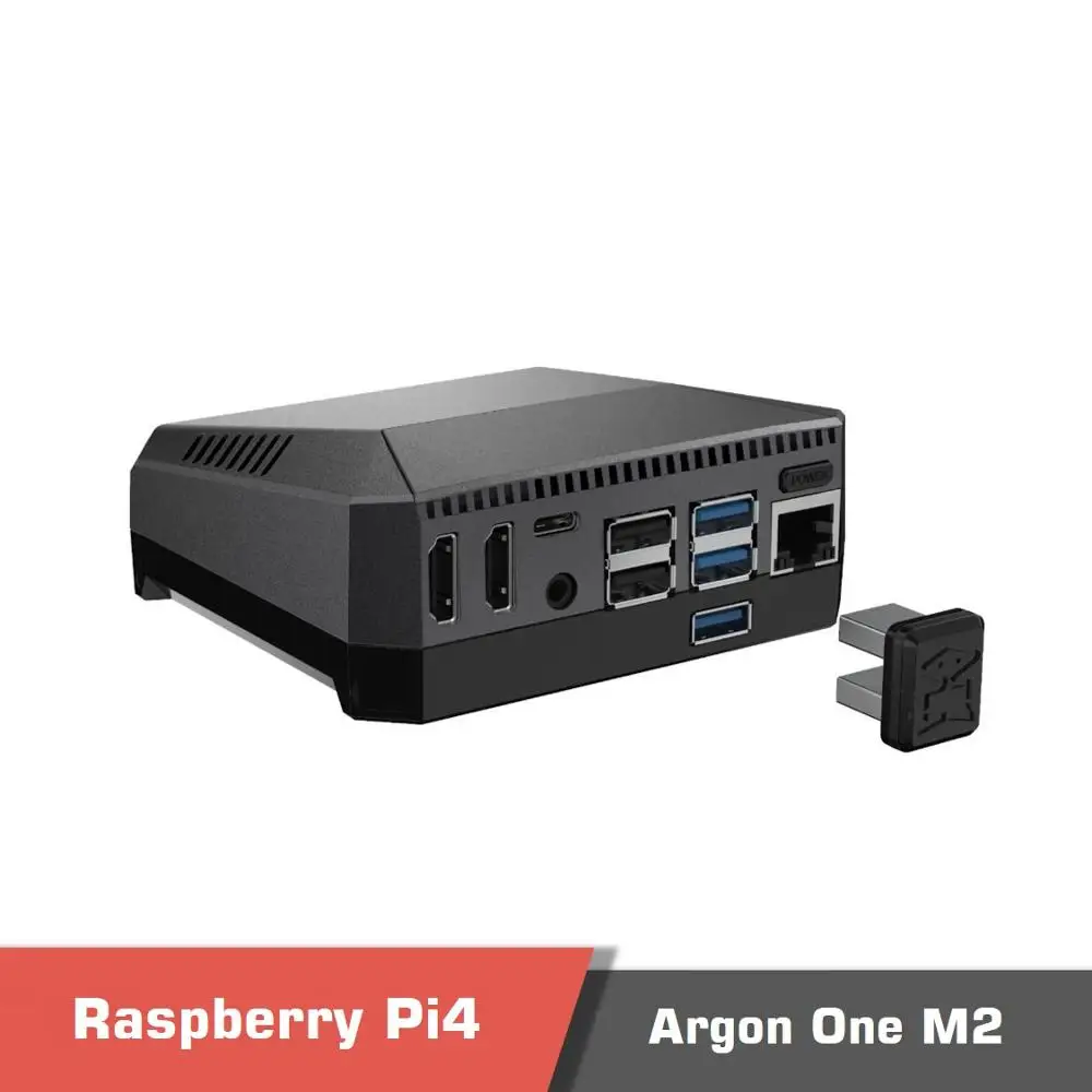 

New Argon One M.2 Raspberry pi 4 Case / Raspberry Pi 4 Aluminum case With M.2 Expansion Slot / Raspberry4 SSD box / ARGON ONE M2