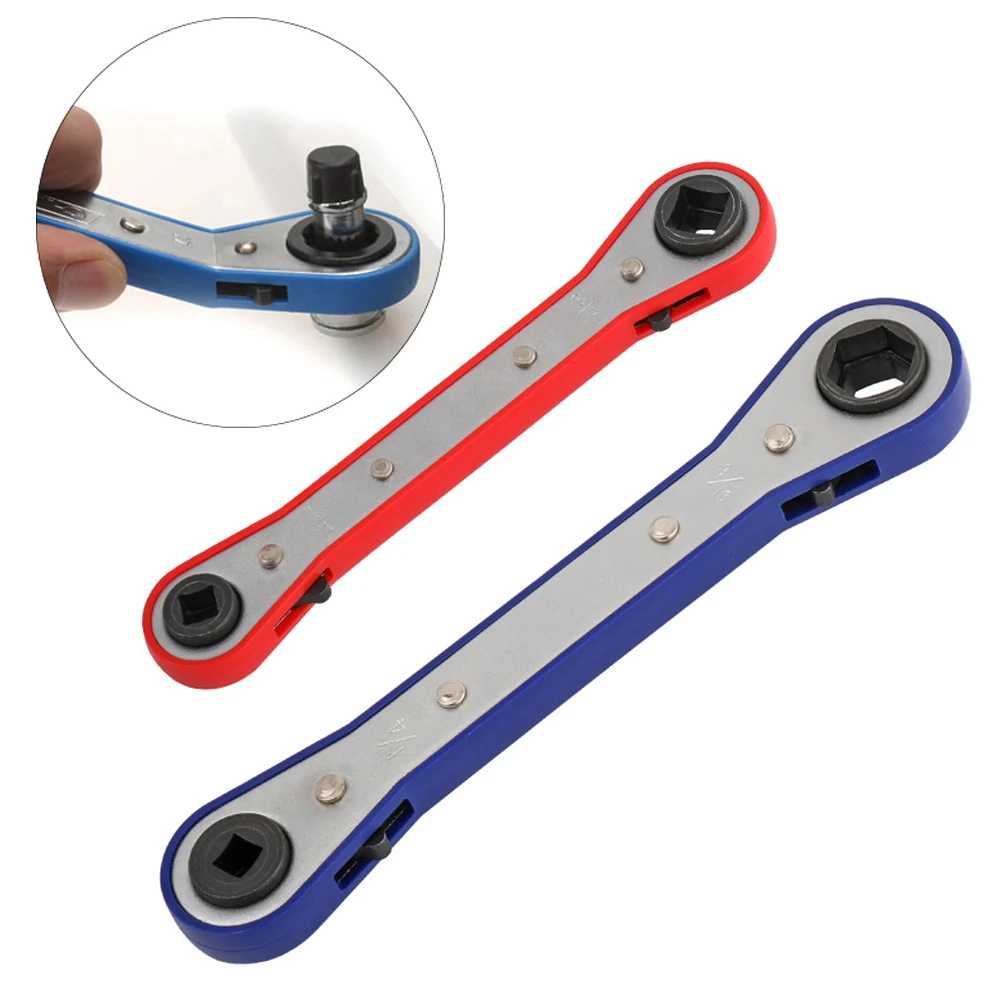 

Shut Off Portable Labor Saving Air Conditioner Adjustable Maintenance Fast Double Headed Equipment Repair Ratchet Wrench