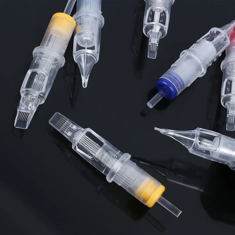 Disposable Sterile Tattoo Cartridge Needles Round Liner 10pcs per box RL M1 RS RM Needle for Rotary Pen Supplies | Красота и здоровье