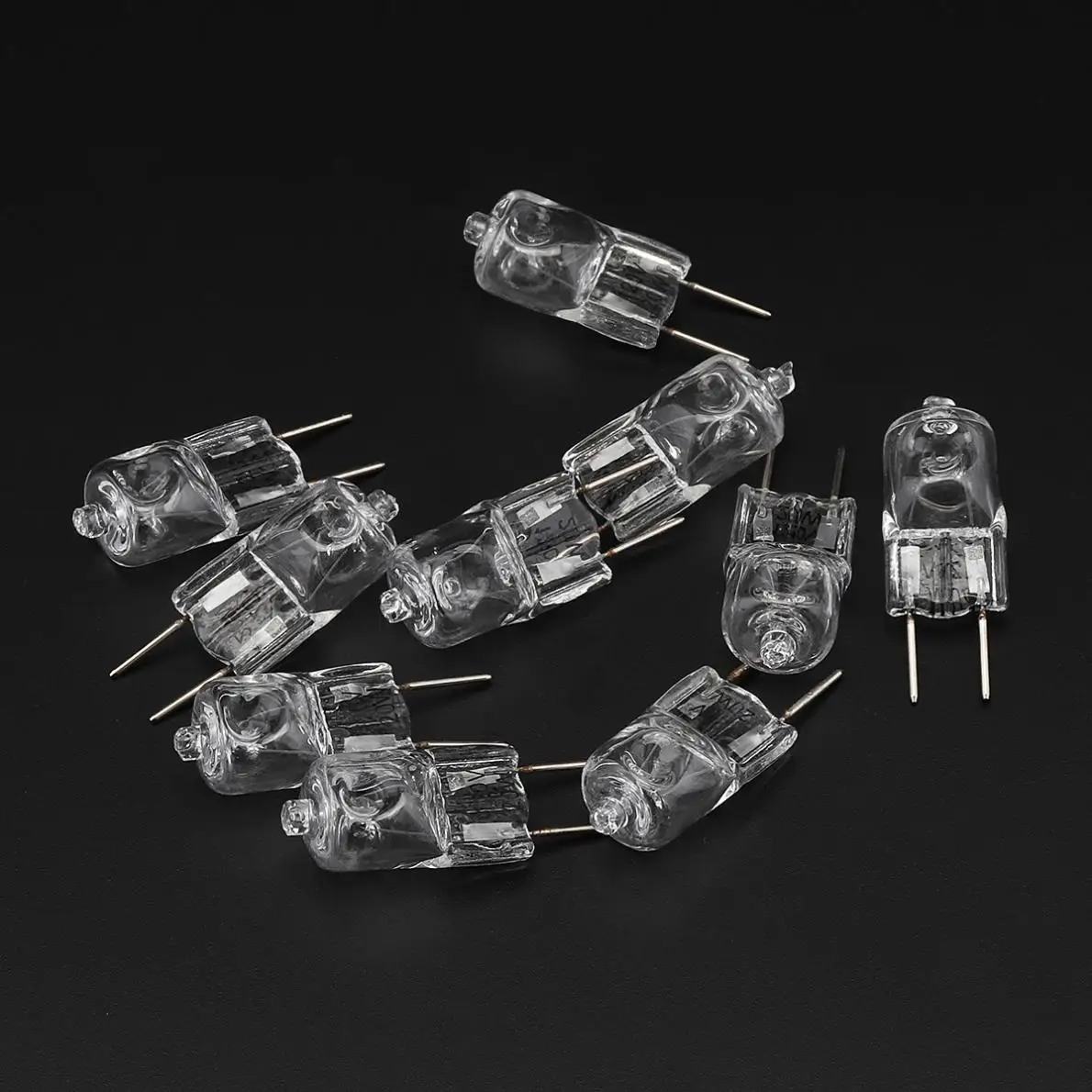 10Pcs G8 Halogen Light 20W 120V Pin Bulb T4 Type Shorter Spotlight for Puck Lights Floor Lamps Desk New | Лампы и освещение