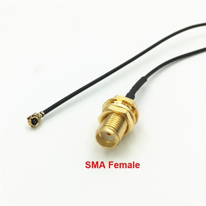 10 шт. разъём перегородки IPX IPEX U.FL в SMA/RP SMA разъем мама кабель перемычки RF 1 13 мм для