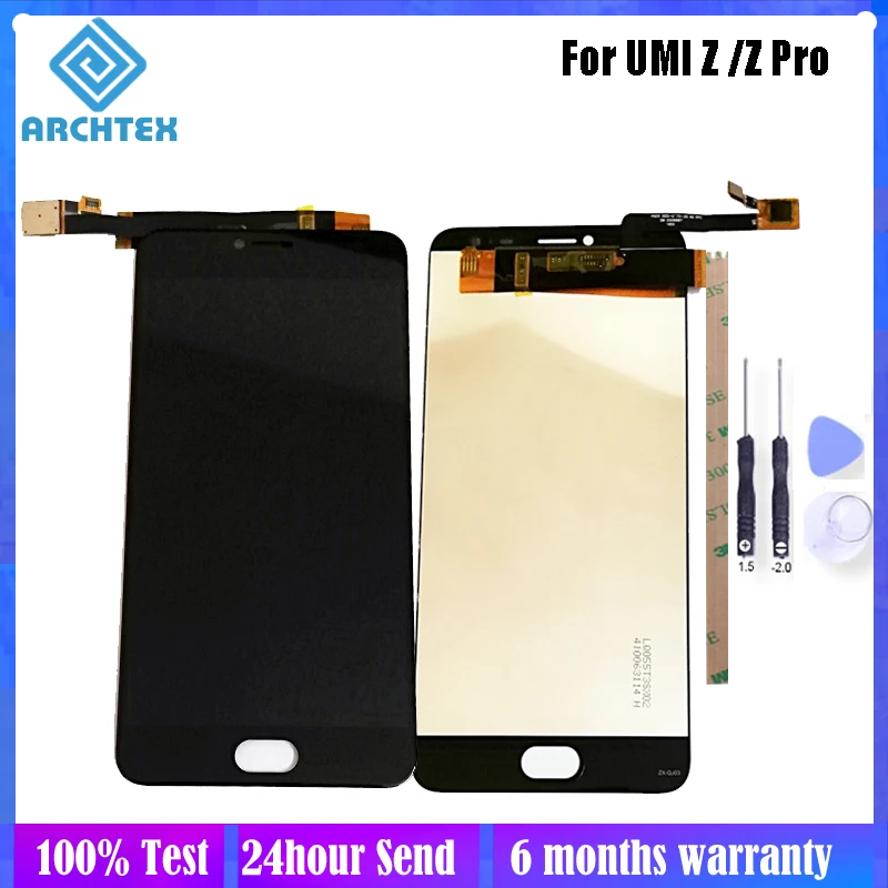 5 дюймов для оригинального ЖК дисплея UMi Z Pro + фотодетали 100% протестированы