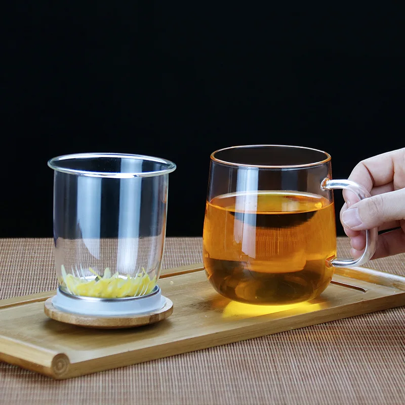 400 мл японский стиль чайная кружка с фильтром большая емкость чашка дома лимонада
