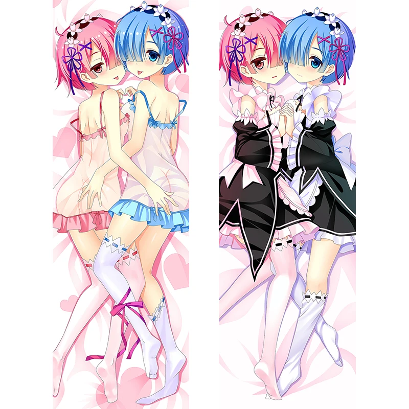 Re:Life in a different world from zero Rem Ram waifu bedding set anime body pillow ropa de cama | Дом и сад