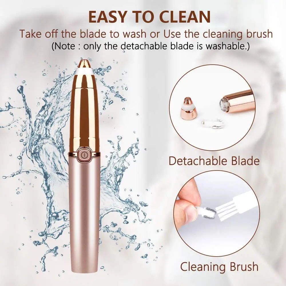 USB Новое зарядное устройство Дизайн триммер для бровей женщин электрическая