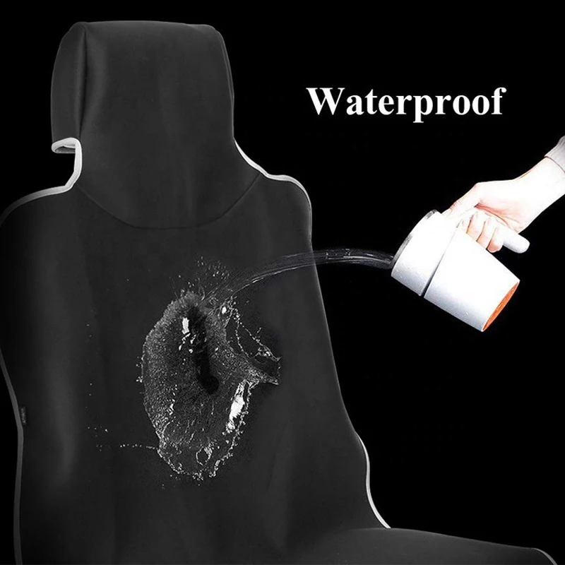 

Универсальный чехол для автомобильных сидений портативный и прочный чехол для сиденья собаки, водонепроницаемые чехлы для салона автомоби...