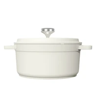 hotpot nonstick soup pot lid ename warmer cooking large stock pot noodle table large faitout cuisine kitchen cookware ob50dg