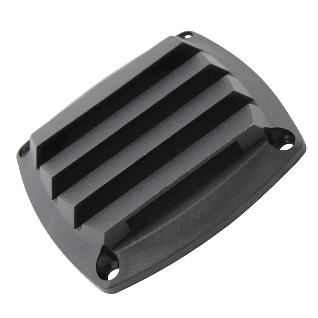 

3 Inch Plastic Louvered Vents Boat Marine Yacht Air Grill Cover- Black