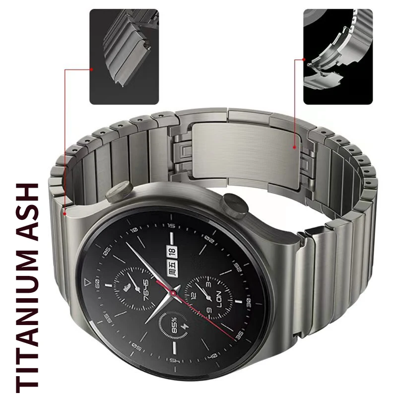 Amazwatch Straps STRAP Samsung, Huawei Metal Strap GT Porsche 22mm Clock Stream, Business, Classic, Entertainment, 304 Stainless