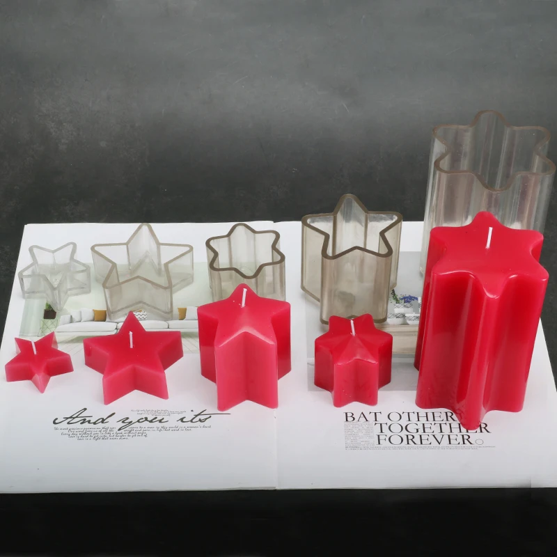 Пентаграмма Шестигранная форма для свечей ручной работы velas мульти размер формы