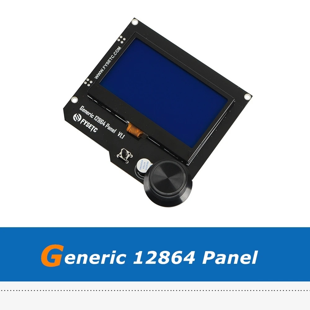1 шт. Универсальная панель 12864 V1.1 Smart 12864LCD Модуль дисплей синий экран Поддержка