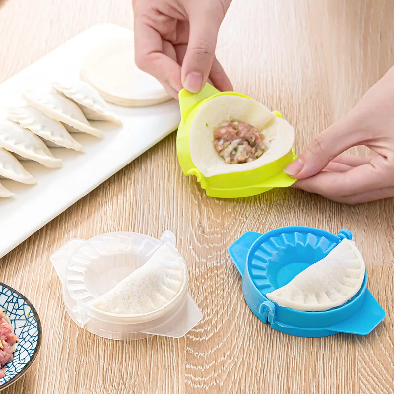 Пластиковые DIY клецки плесень китайская еда Jiaozi машина тестопресс пирог Скрипки