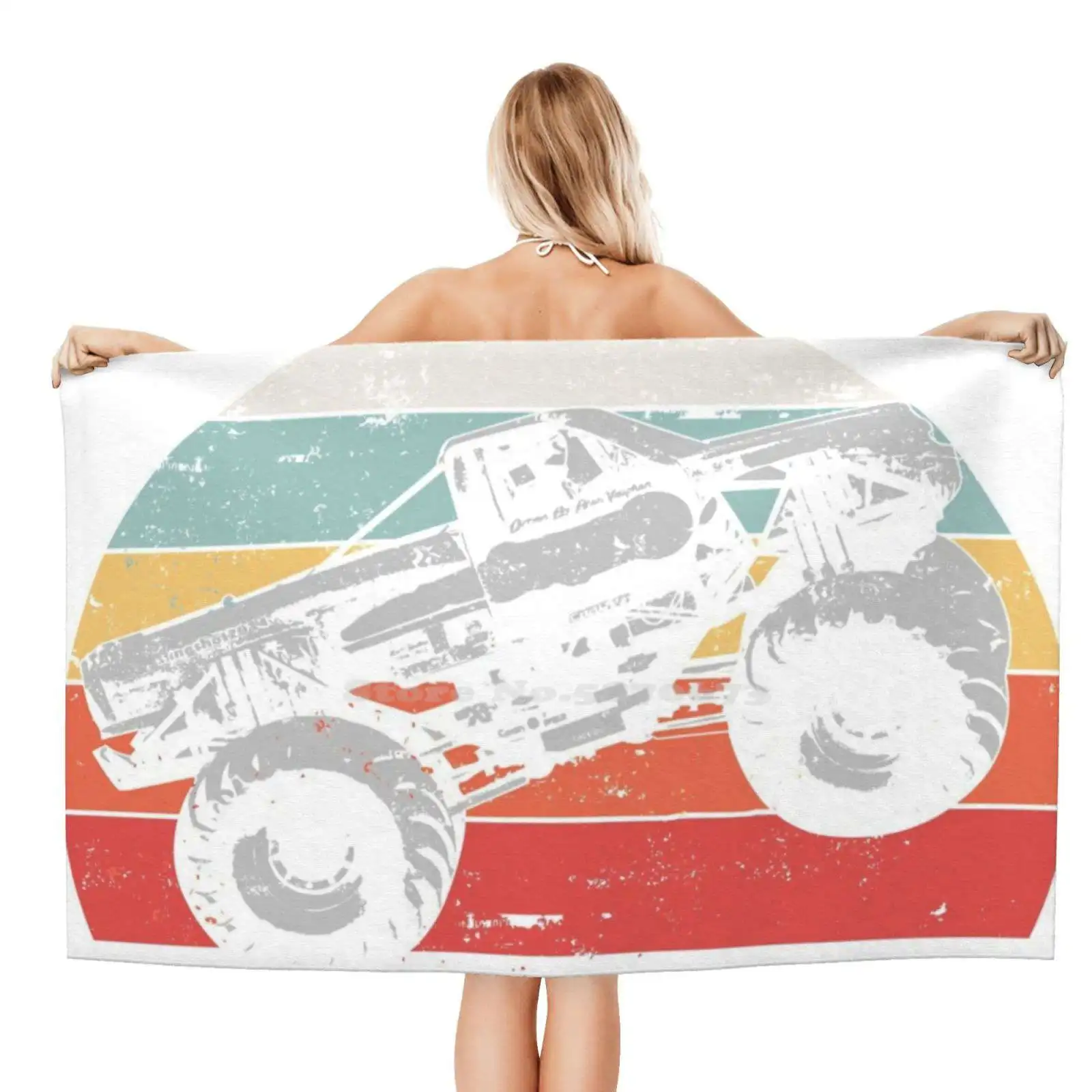 Подарок монстр-Трак дизайнерский винтажный Ретро-Образный Тройник графический