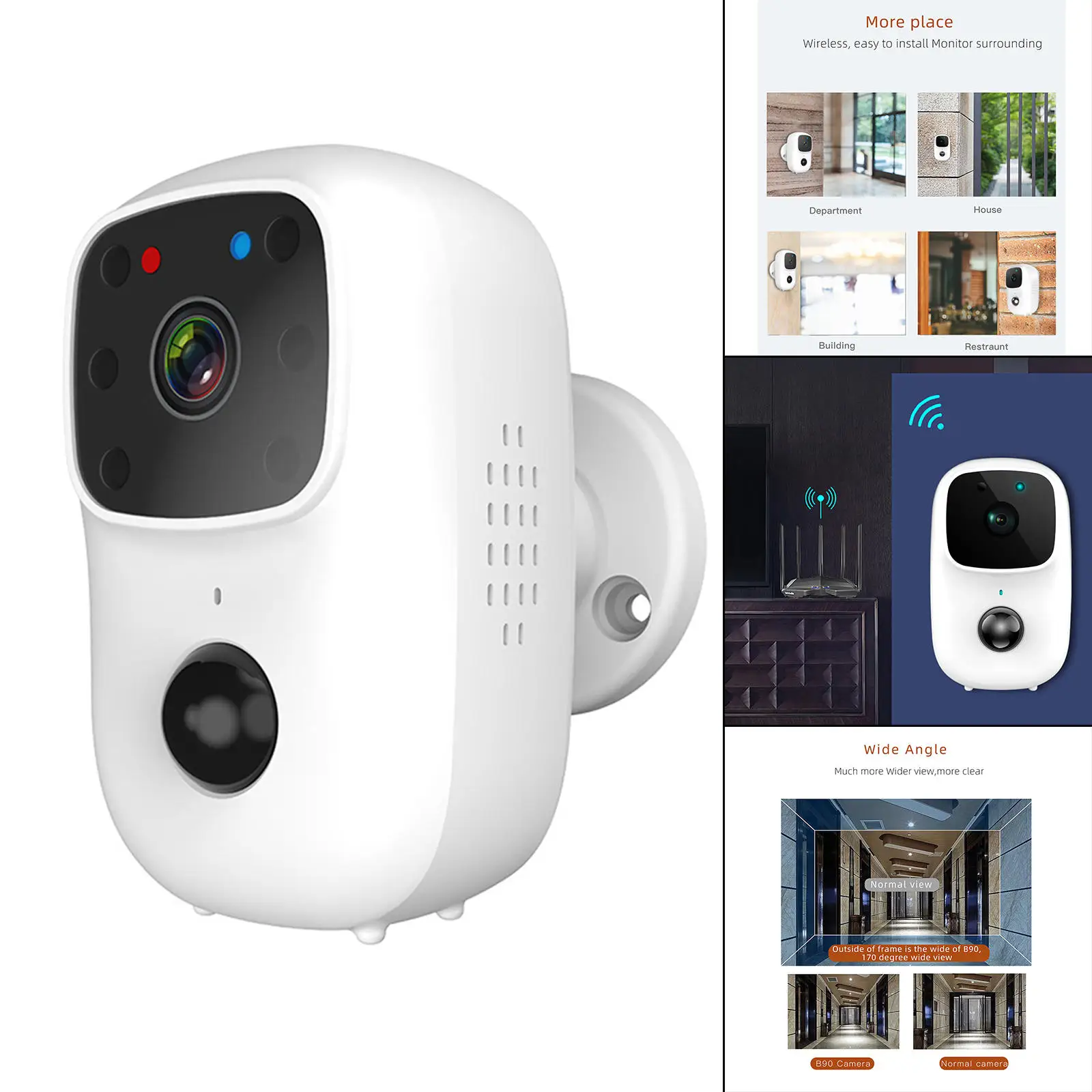 

Intelligence Security Camera Creative Mobile Phone Camera Wireless Door Bell Camera Surveillance Cameras for Home Indoor Outdoor