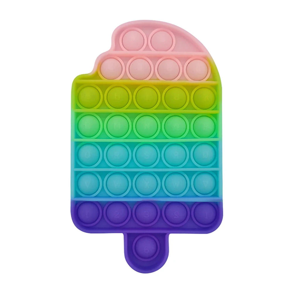 Juguete antiestr&eacute;s que brilla en la oscuridad para ni&ntilde;os, juguete sensorial para aliviar el estr&eacute;s, con burbujas, fluorescencia luminosa-4