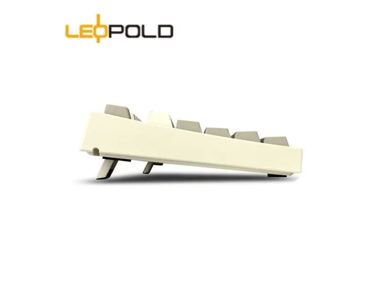 LEOPOLD FC900R PD серая утолщенная ПБТ двухцветная механическая клавиатура с 104