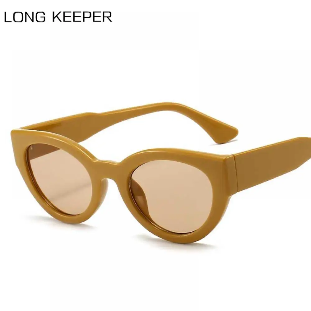 

2021 New Fashion Sunglasses Women Brand Designer Retro Small Cat Eye Sun Glasses Female UV400 Lens Eyewears Lunette De Soleil