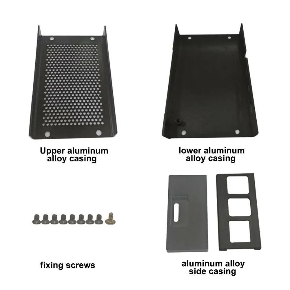 Alloy Metal Case Cover For Raspberry Pi 4 Enclosure Protective Box Shell | Электроника