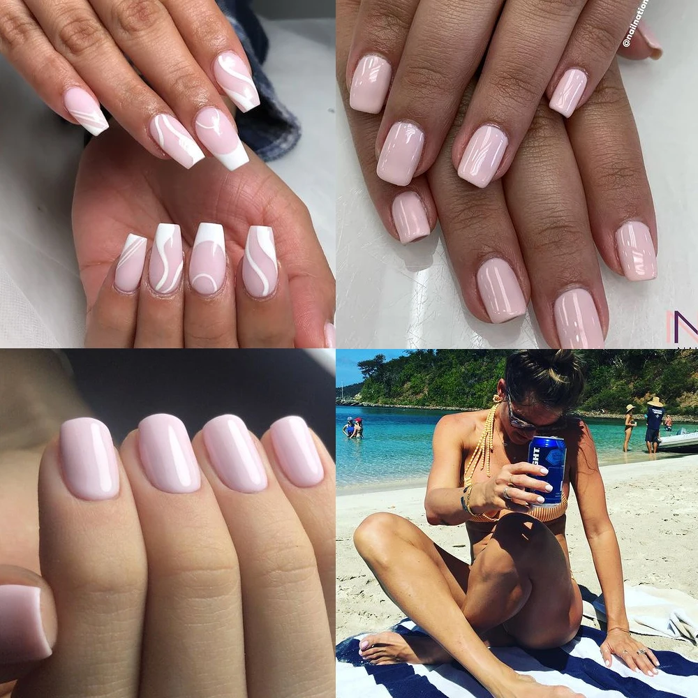 KODIES GEL French Pink Nails Gel Polish 15ml UV Semi Permanent Vernis Hybrid Varnish Nude Summer Color Nail Art Gellak Supplies | Красота и