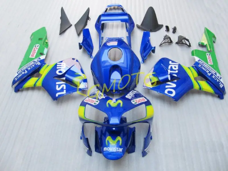 Movistar honda cbr600rr f5 2003 2004 кузов F5 03-04 капот 2003-2004 инжекционные Обтекатели бесплатно на