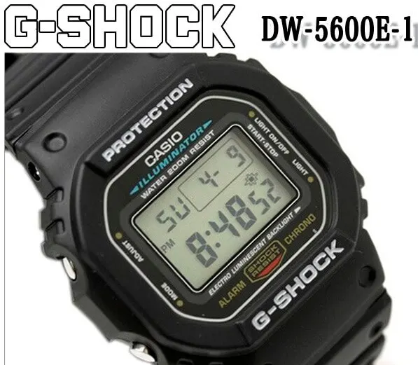 Чехол для часов CASIO с резиновым ремешком и будильником 200 м|Мужские электронные