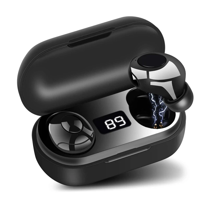 

Wireless Headphones TWS Bluetooth Earphones In-Ear Earbuds Waterproof Mini Headsets Stereo Sports Earpiece
