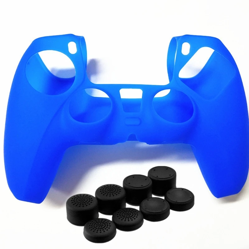 Силиконовый чехол для Sony PlayStation PS однотонный пылезащитный с Джойстик пальца