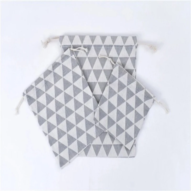 Органайзер для ювелирных изделий 1 шт. конфет и чая зерен шнурок хлопок лен сумка