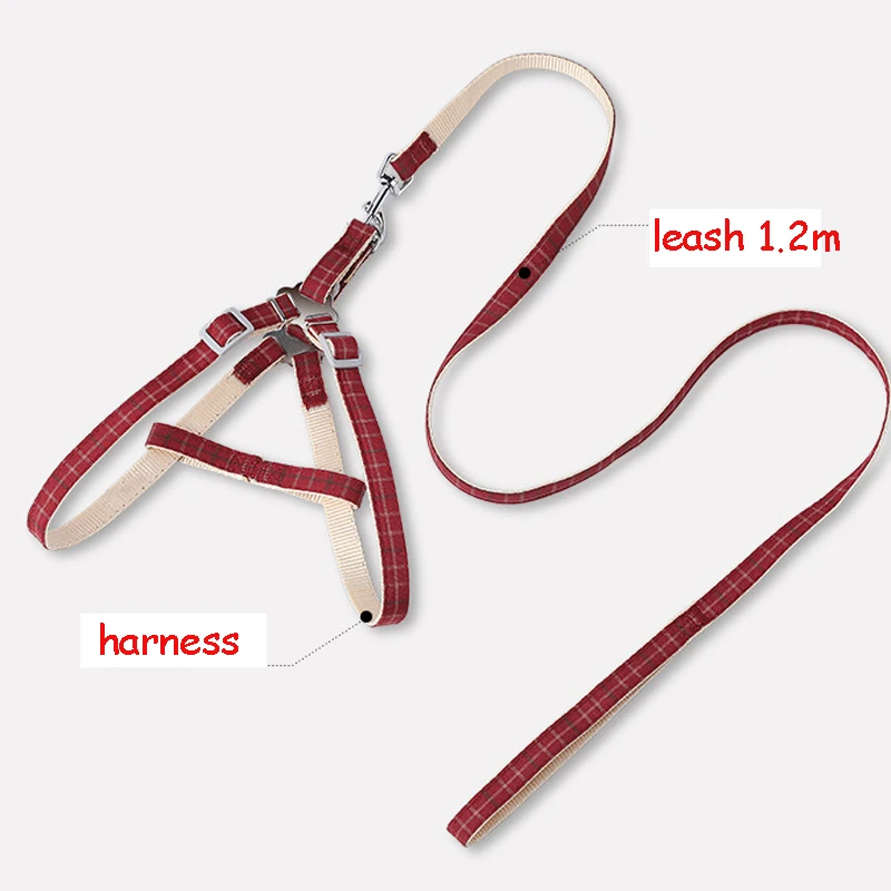 Нейлоновая поводок в клетку для домашних животных 120 см | Дом и сад