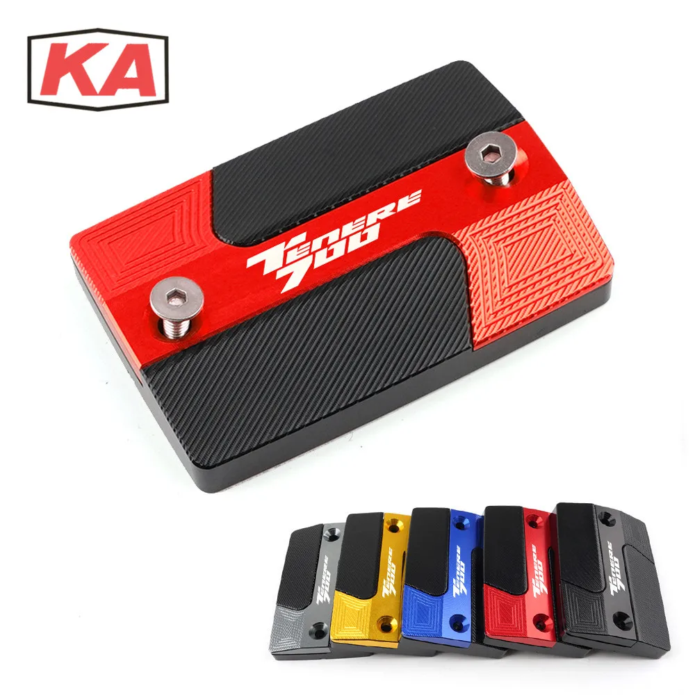 

Logo with Tenere700 Motorcycle Master Cylinder Front Brake Fuel Reservoir Cover Protection Guard For Yamaha TENERE 700 2019 2020