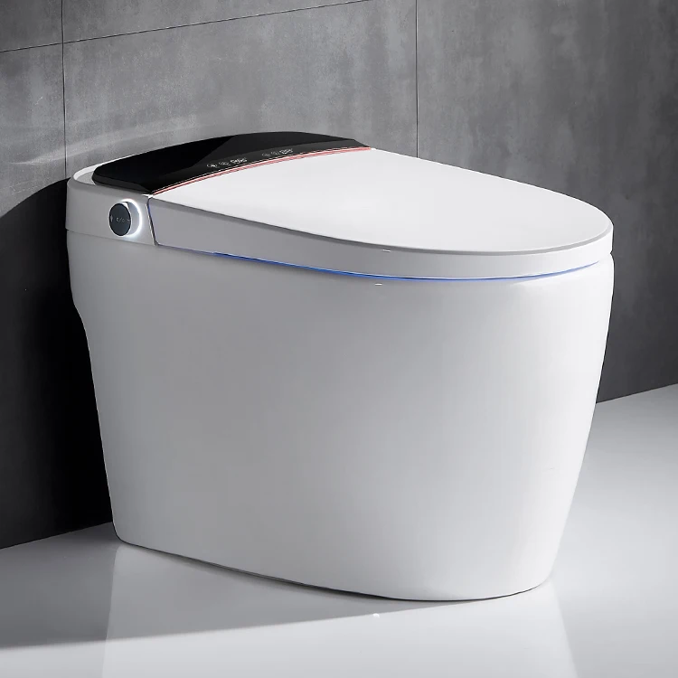 

Modern cheap 110V/220V bathroom commode ceramic one piece electronic electric siphon wc intelligent closestool smart toilet