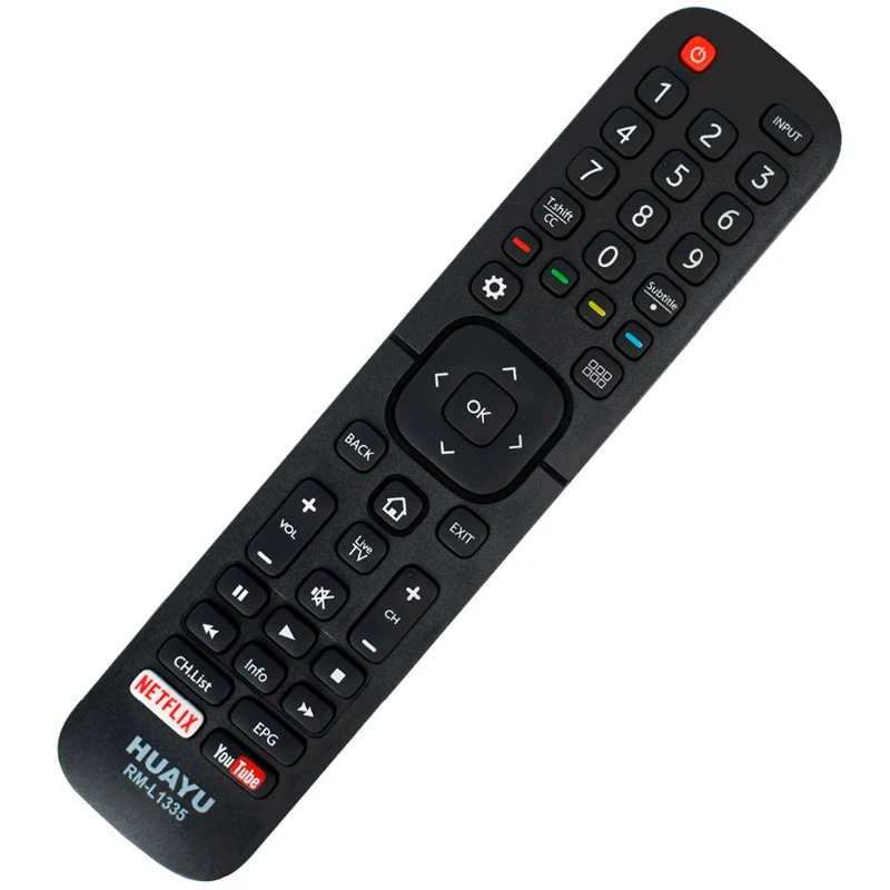 Универсальный пульт дистанционного управления HUAYU для Hisense RM-L1335 TV с Netflix и Youtube |