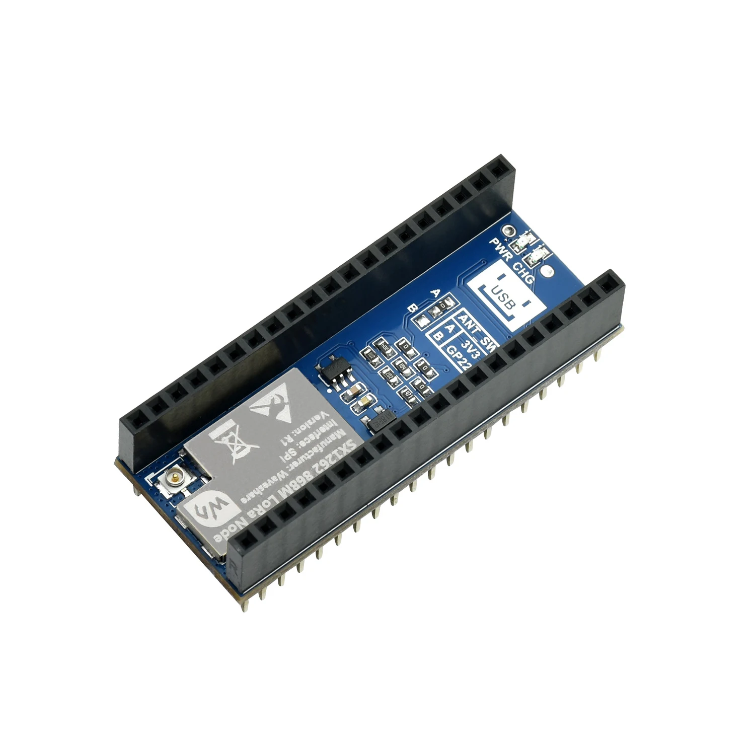 863 ~ 870 МГц модуль LoRa Защитная крышка + антенна стартовый комплект для RPI Raspberry Pi Pico