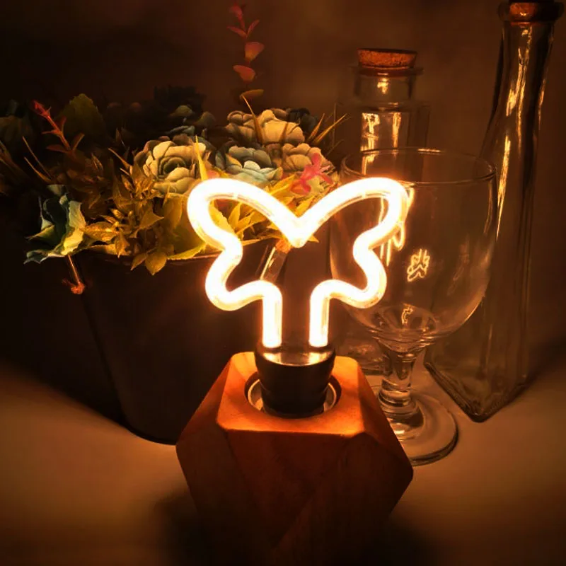 Ночные светильники 220 В креативный праздничный светильник AC E27 атмосфера звезда