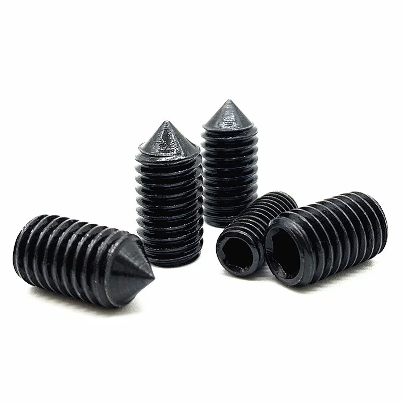 

M2 M2.5 M3 M4 M5 M6 M8 Набор винтов с конусообразной головкой Болты из нержавеющей стали 304 12.9 Черная сталь Винт с шестигранной головкой и шестигранной головкой