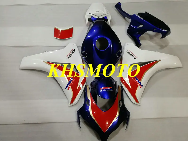 Литьевая форма обтекатель комплект для CBR1000RR 08 09 10 11 CBR 1000RR 2008 2009 2011 ABS белый синий