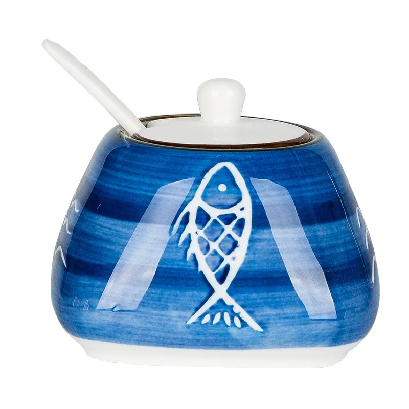 Кухня для соли приправ горшок Керамика масленка уксуса стеклянная бутылка с