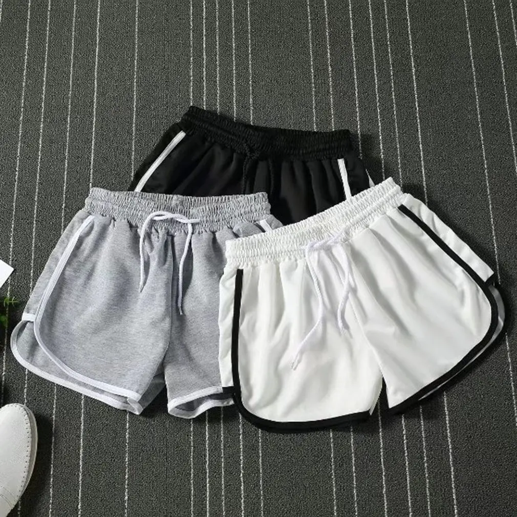 

Summer Women Fashion Sport Shorts With High Waist Drawstring Wide Leg Casual Shorts Loose Workout Shorts Yoga Short for Women