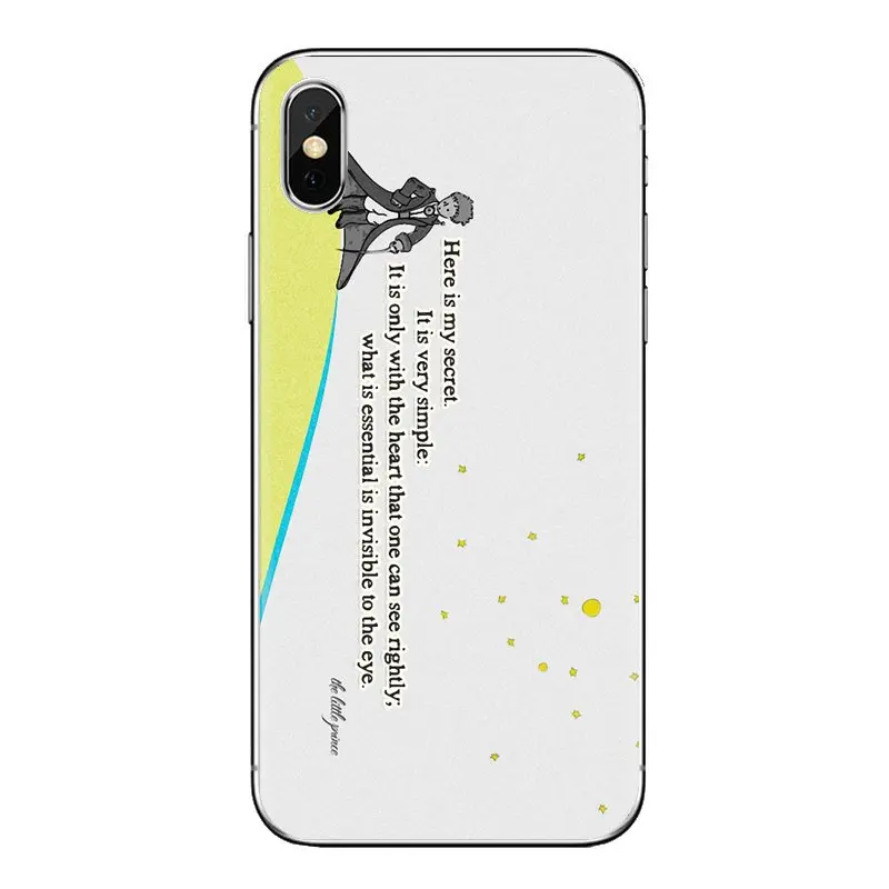 Чехол для iPhone XS Max XR X 4 4S 5 5S 5C SE 6 6S 7 8 плюс samsung Galaxy J1 J3 J5 J7 A3 A5 в стиле Маленький принц