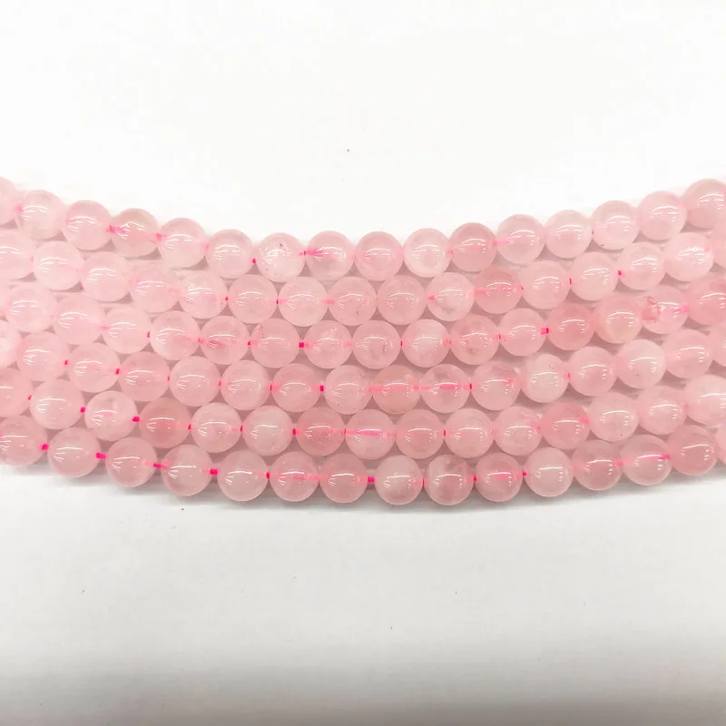 Оптовая продажа розовый кварцевый кристалл кристаллы отдельные бусины из камней
