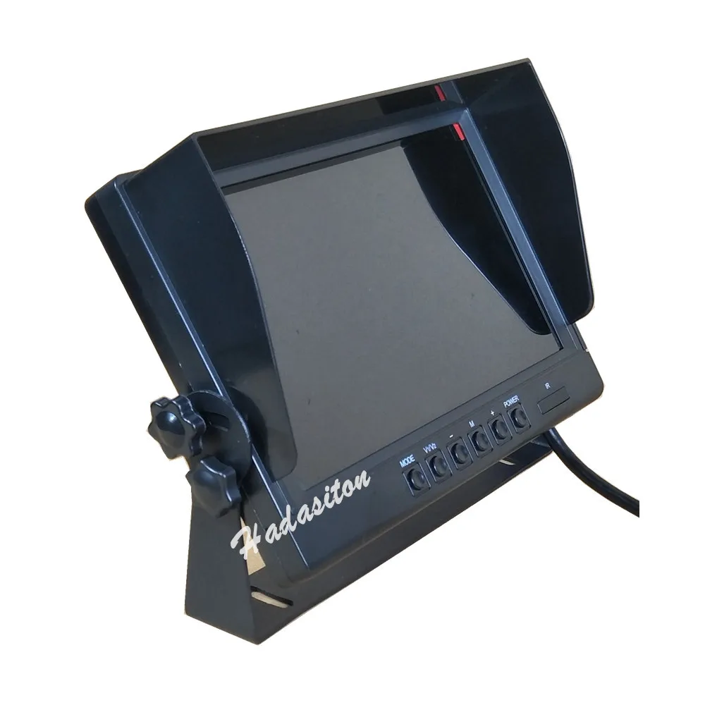 9-дюймовый 4 раздельный экран AHD автомобильный монитор DVR 720P IPS1024 * 600 мониторинг